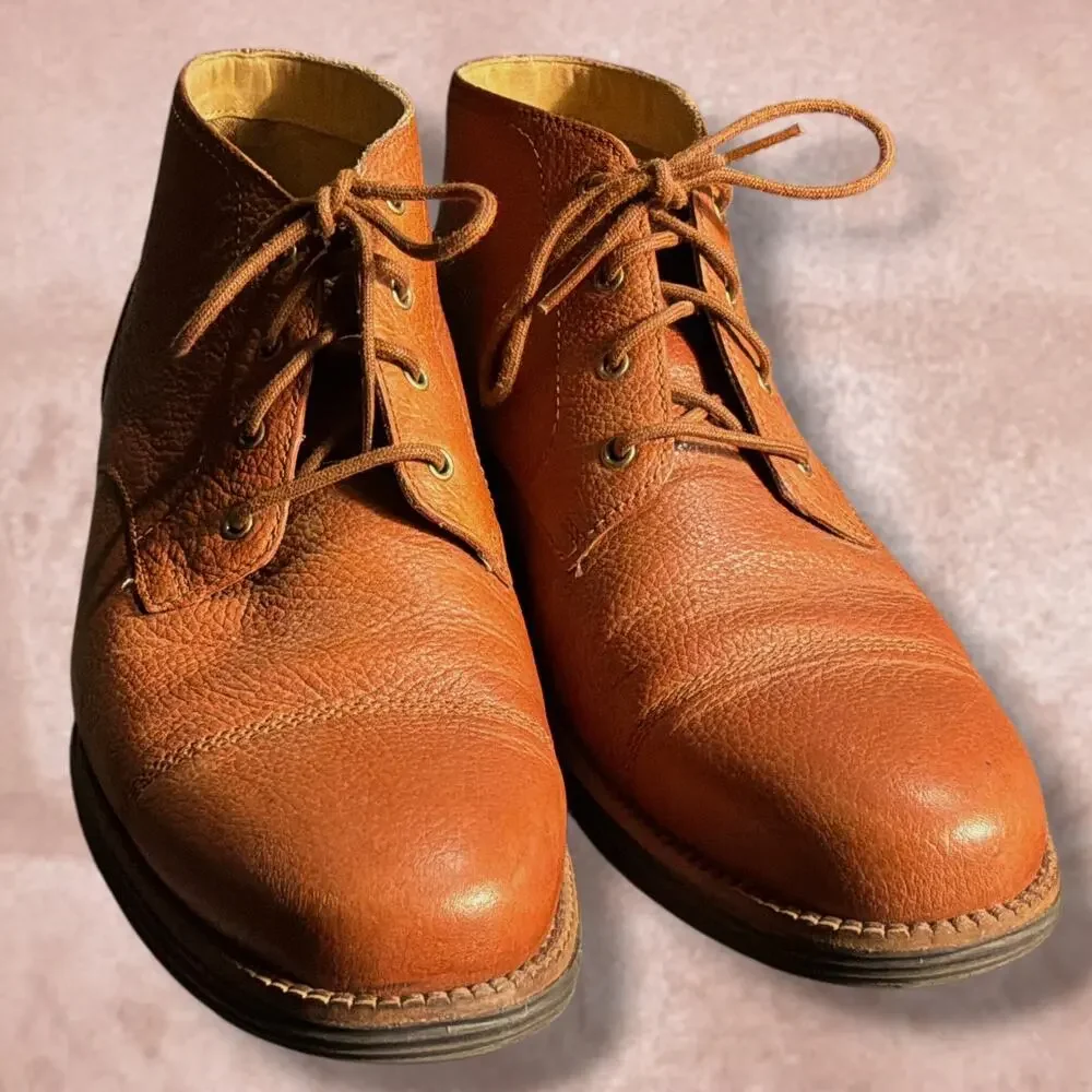 Men's 8.5 COLE HAAN Brown Leather OriginalGrand Chukka Boots (Style #C23429) EUC